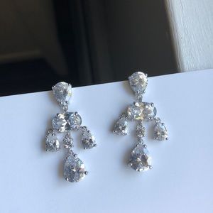 Crystal Mini Chandelier Earrings